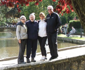 Bourton tourists