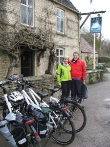 Mark and Jane at The Swan, Swinbrook