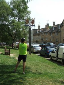 journalist on e-bike tour of the Cotswolds