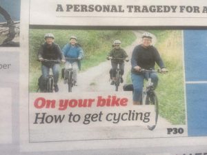 On your bike